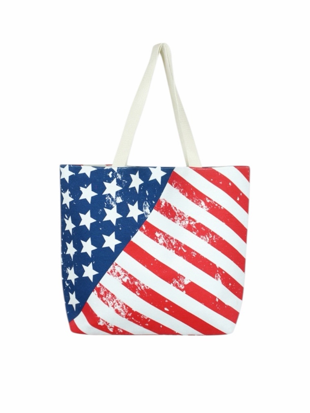 American Flag Beach Bag in Red, White and Blue NWT